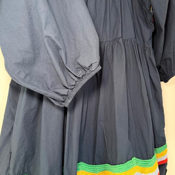 Corey Lynn Calter Ophelia Mini Dress | Organic Cotton Size XL Coastal Boho - Picture 13 of 15